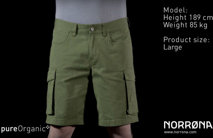 Norrona /29 cargo shorts for men - active lifestyle