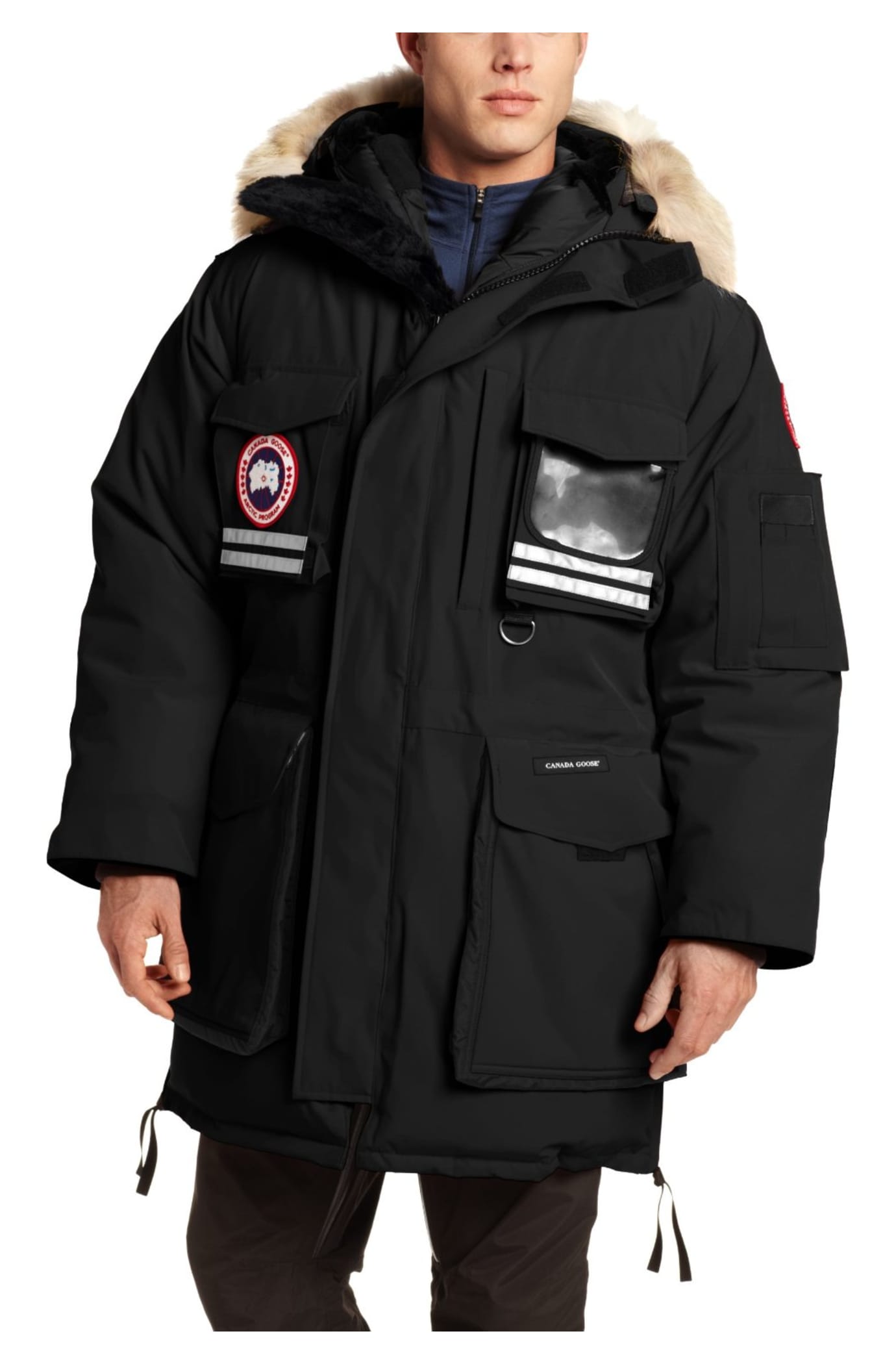 Canada Goose Mens Snow Mantra Parka Black - LG