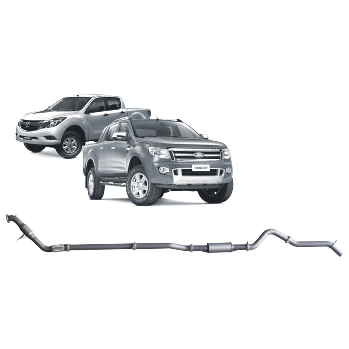 Redback 4x4 Extreme Duty to suit Ford Ranger (01/2011 - 09/2016), Mazda BT-50 (11/2011 - 06/2016)