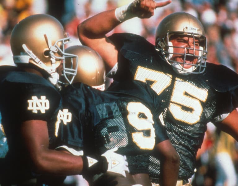 Former Notre Dame Fighting Irish Stars Bob Golic And Aaron Taylor Are