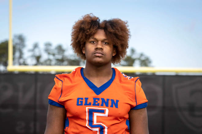 Kernersville (N.C.) Glenn junior defensive end Jahvaree Ritzie has a list of 12 top schools, with NC State on it.