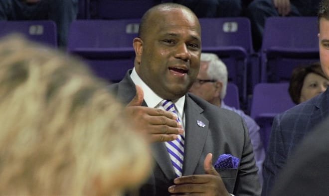 Kansas State assistant coach Jermaine Henderson.