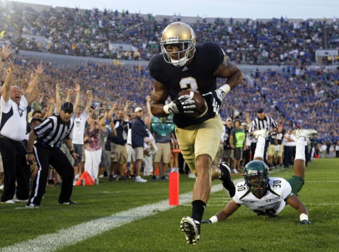 Former Notre Dame wide receiver and Minnesota native Michael Floyd