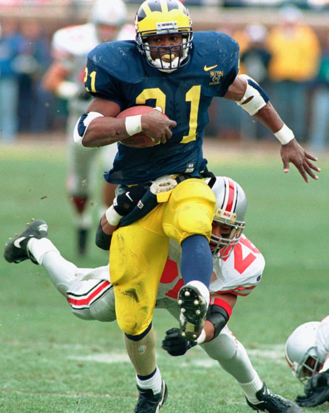 Former Michigan Wolverines football running back Tim Biakabutuka