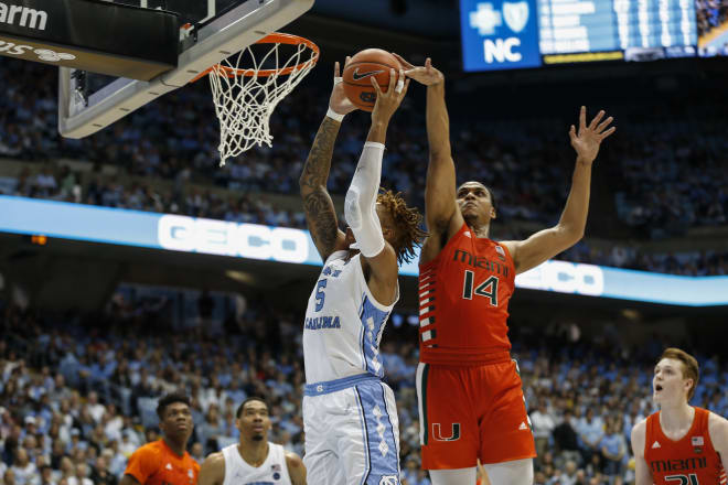 Miami redshirt junior center Rodney Miller had 16 points against NC State in the first meeting.