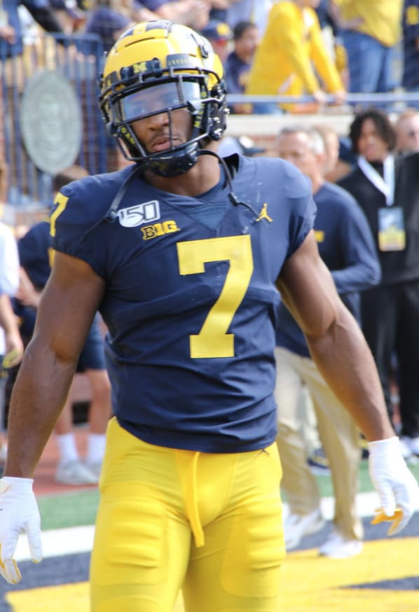 Former Michigan Wolverines football linebacker Khaleke Hudson