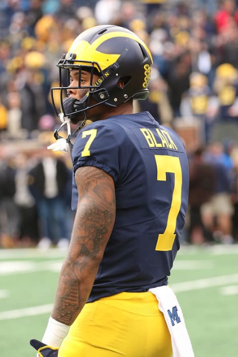 Michigan Wolverines football redshirt sophomore wideout Tarik Black