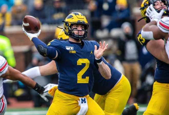 Michigan Wolverines quarterback Shea Patterson