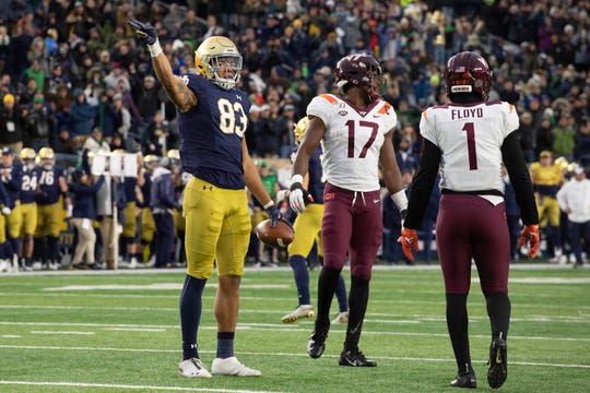 Former Notre Dame wide receiver and Pittsburgh Steelers draft choice Chase Claypool