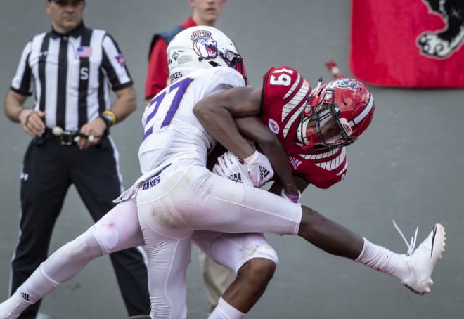 NC State Wolfpack football receiver C.J. Riley