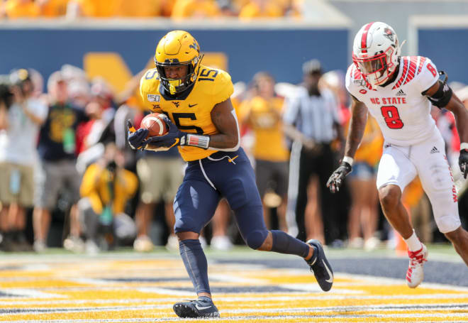 West Virginia receiver George Campbell