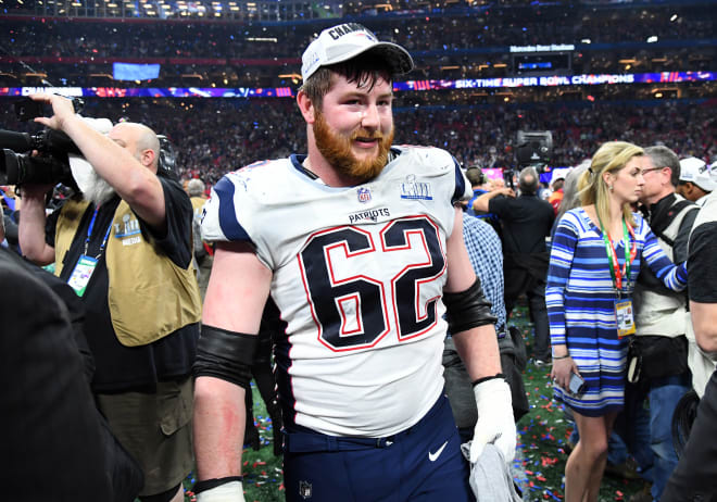 The New England Patriots placed a franchise tag on Joe Thuney this offseason.