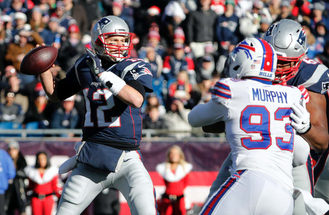 Former Michigan Wolverines football quarterback Tom Brady