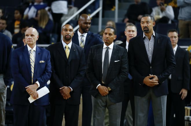 The Michigan Wolverines' basketball staff