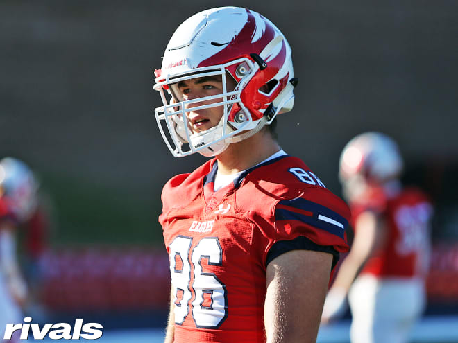 Milton (Ga.) High tight end and Notre Dame target Jack Nickel