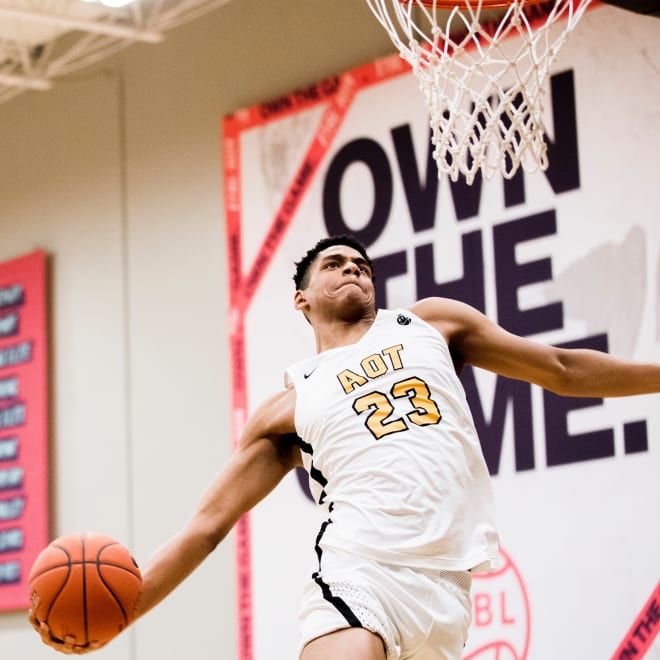 Dylan Cardwell (23) was supposed to play his final year of high school basketball at McEachern. 