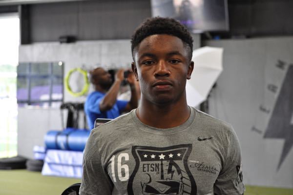 Nacogdoches (TX) CB Josh Thompson earned Defensive MVP honors at the camp this weekend