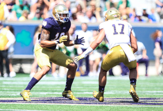Alizé Jones will likely take on a more prominent role in the 2016 Irish offense.