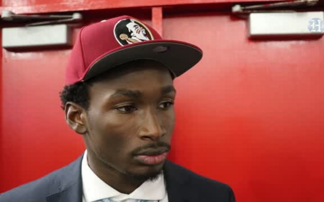 RB Amir Rasul sported a Florida State hat on National Signing Day.