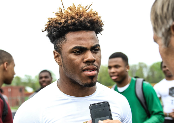 Williams visited Notre Dame for a Junior Day back in January.