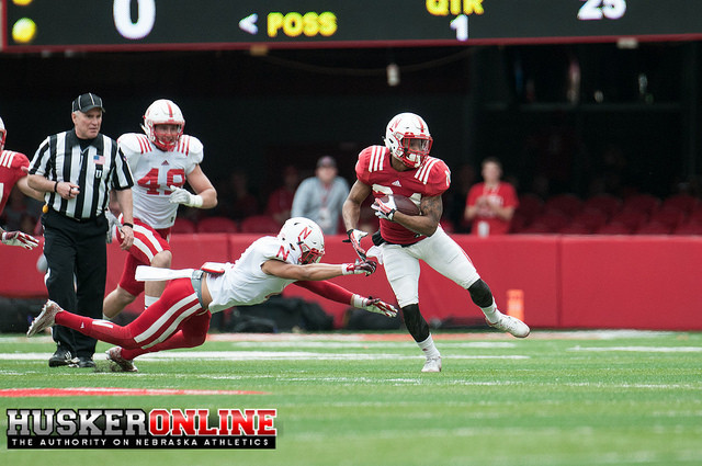 As this Terrell Newby run showed, Nebraska's tackling is not perfect yet.
