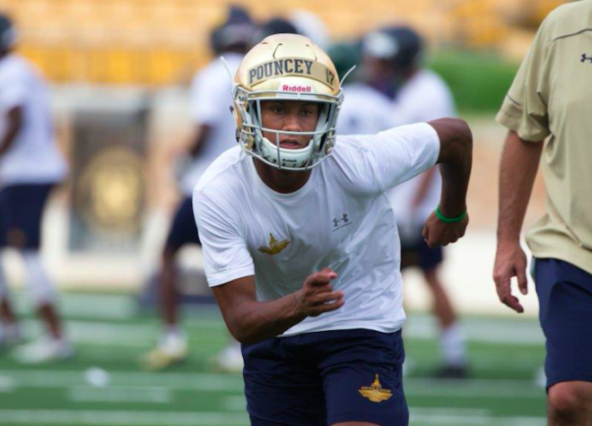 Jordan Pouncey committed to Notre Dame last month at the Irish Invasion.