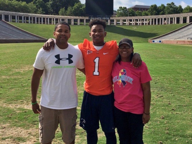 Three-star RB P.K. Kier says that his commitment to UVa was about more than just him.
