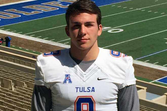 Brock Martin attended a Tulsa junior day in March.