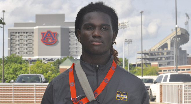Wide receiver Brandon Martin spent three days in Auburn with his family.