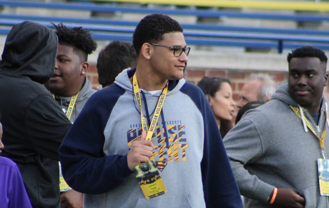 Leonard Taylor committed on the heels of Michigan's spring game.