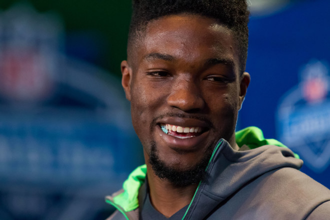 The Chicago Bears moved up to take Leonard Floyd with the ninth pick in the first round.