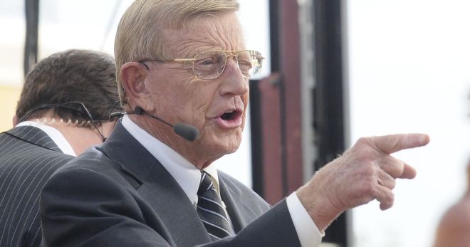 The 1986-90 schedules under head coach Lou Holtz were among the most difficult ever at Notre Dame.