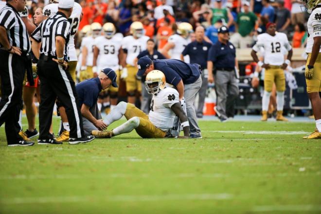 Malik Zaire has been one of many Irish seniors sidelined with major injuries.