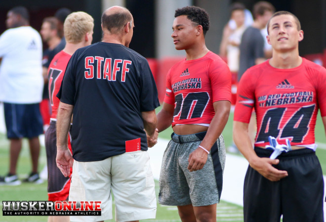 Nebraska head coach Mike Riley and his staff liked what they saw from 2019 receiver Kyren Williams last Friday.
