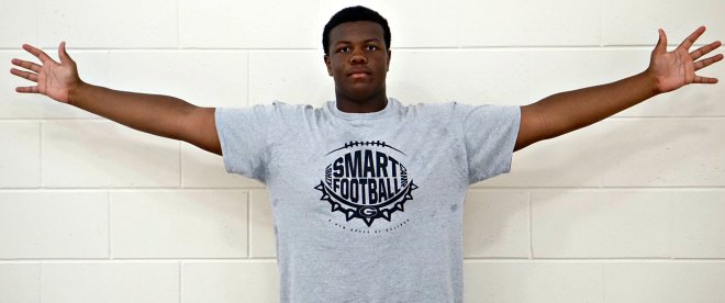 Brunswick offensive guard Warren McClendon is big and getting bigger.