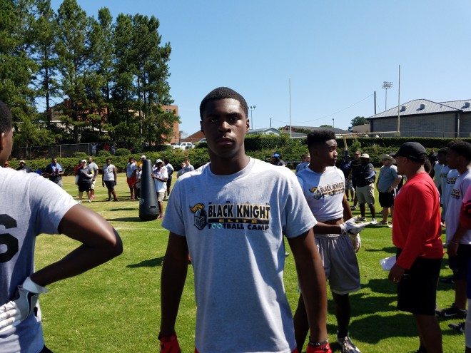 Wooden was a standout performer at the Central Gwinnett satellite camp.