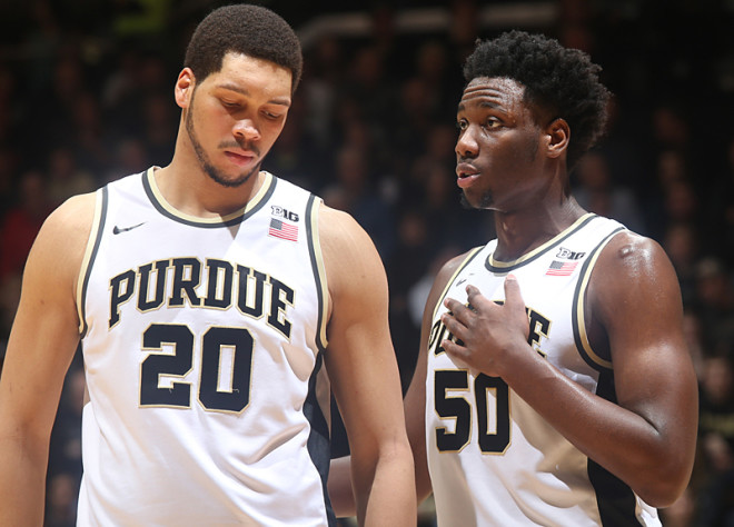 A.J. Hammons and Caleb Swanigan (whenever he goes) will be taking their cracks at the NBA as giants in a league that's trending smaller.