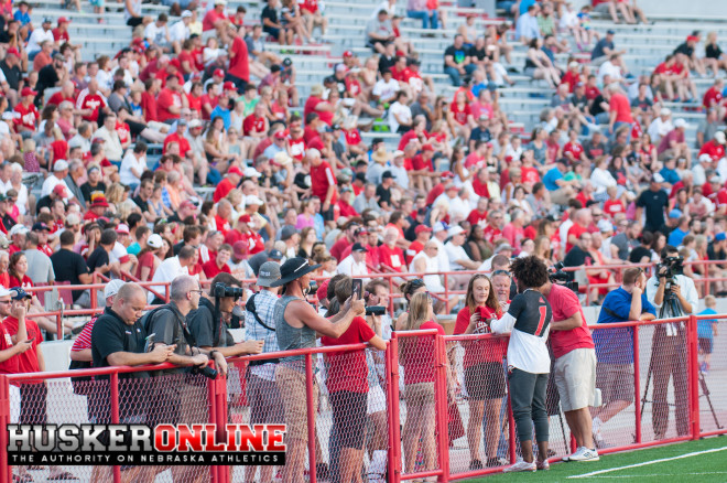 An estimated 3,000 fans took in Friday's camp in Lincoln.
