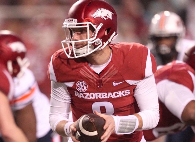 Arkansas quarterback Austin Allen