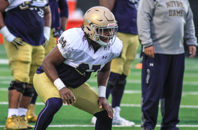Bilal is competing for a starting spot on the 2016 Irish defense.