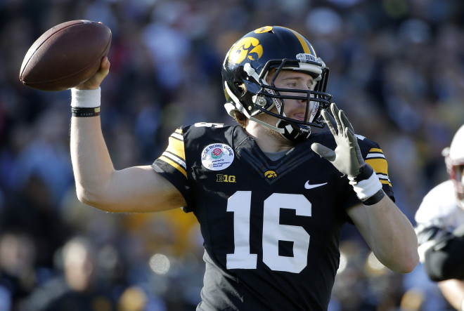 Quarterback C.J. Beathard returns as the face of the Hawkeyes' offense this season.