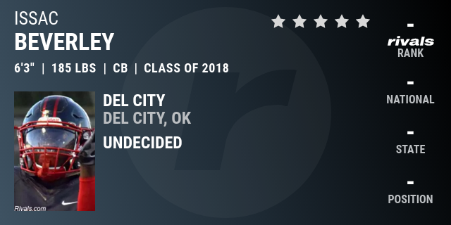 Issac Beverley 2018 Cornerback Rivals Com