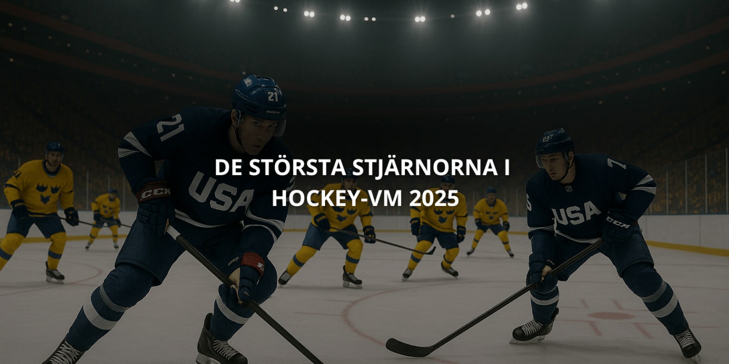 De största stjärnorna i Hockey-VM 2025 | Tvsporten.nu