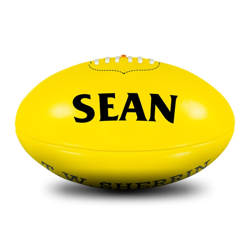 Personalised Soft Touch - Yellow - Size 3