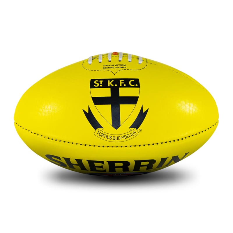 AFL Team Leather Ball - St. Kilda