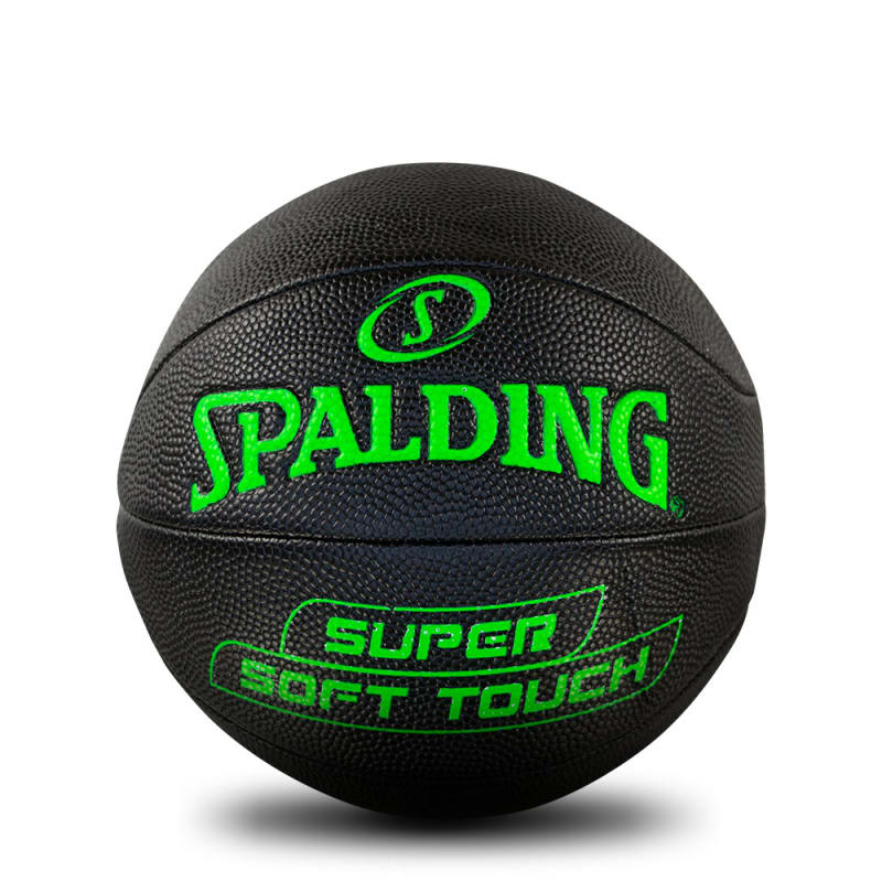 Super Soft Basketball - Green & Black