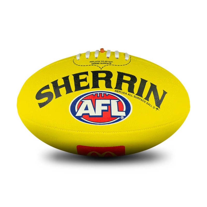 AFL Replica All Surface - Yellow - Size 4