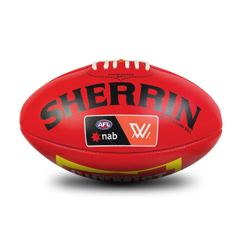 AFLW Replica Game Ball - Red