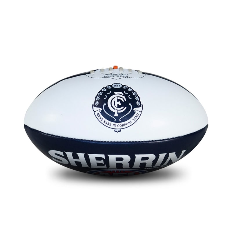 AFL Carlton Blues Song Ball PVC Ball Size 2 
