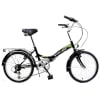 Stowabike Folding City V2 Compact Bike Black / Green